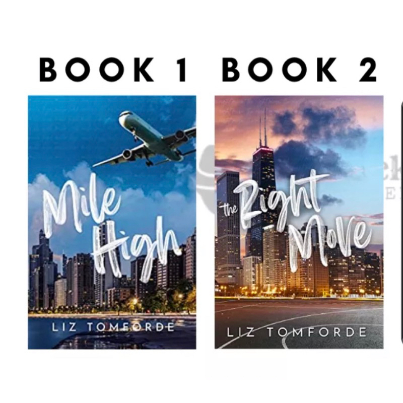 Mile High (Windy City Series Book 1)&The Right Move book 2 by Liz Tomforde.Tiktok Made Me Buy It!Booktok,buku viral