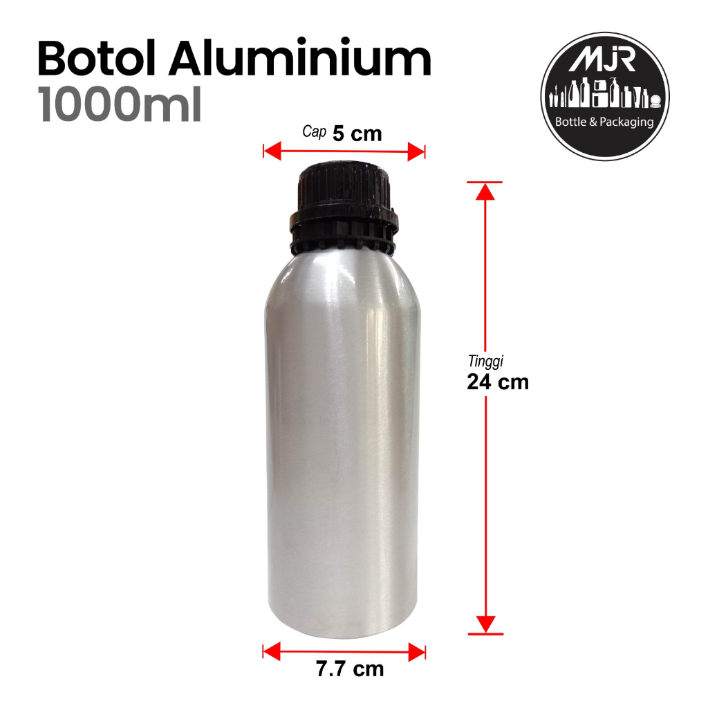 Perfume Bottle Container Botol Aluminium Kosong 1000ML