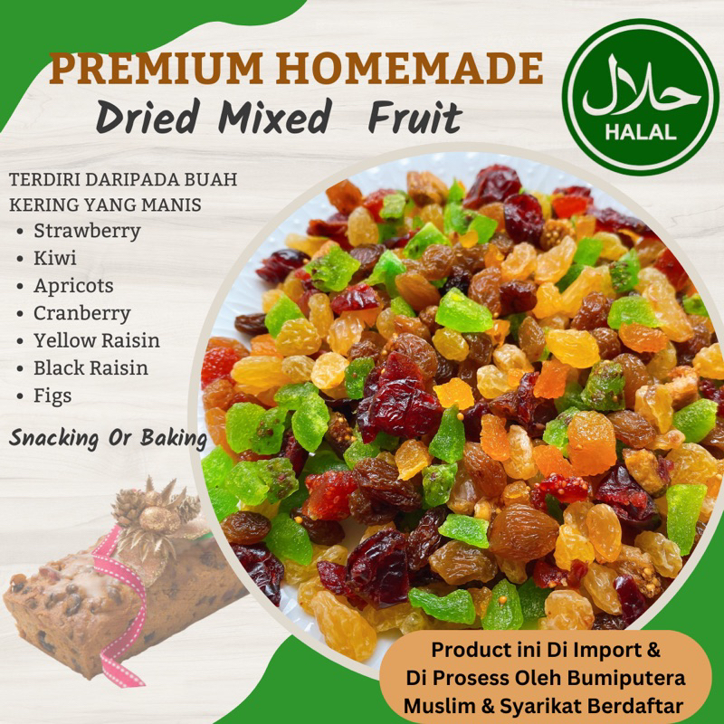 PREMIUM SNACK DRIED MIX FRUIT /Muslim Seller