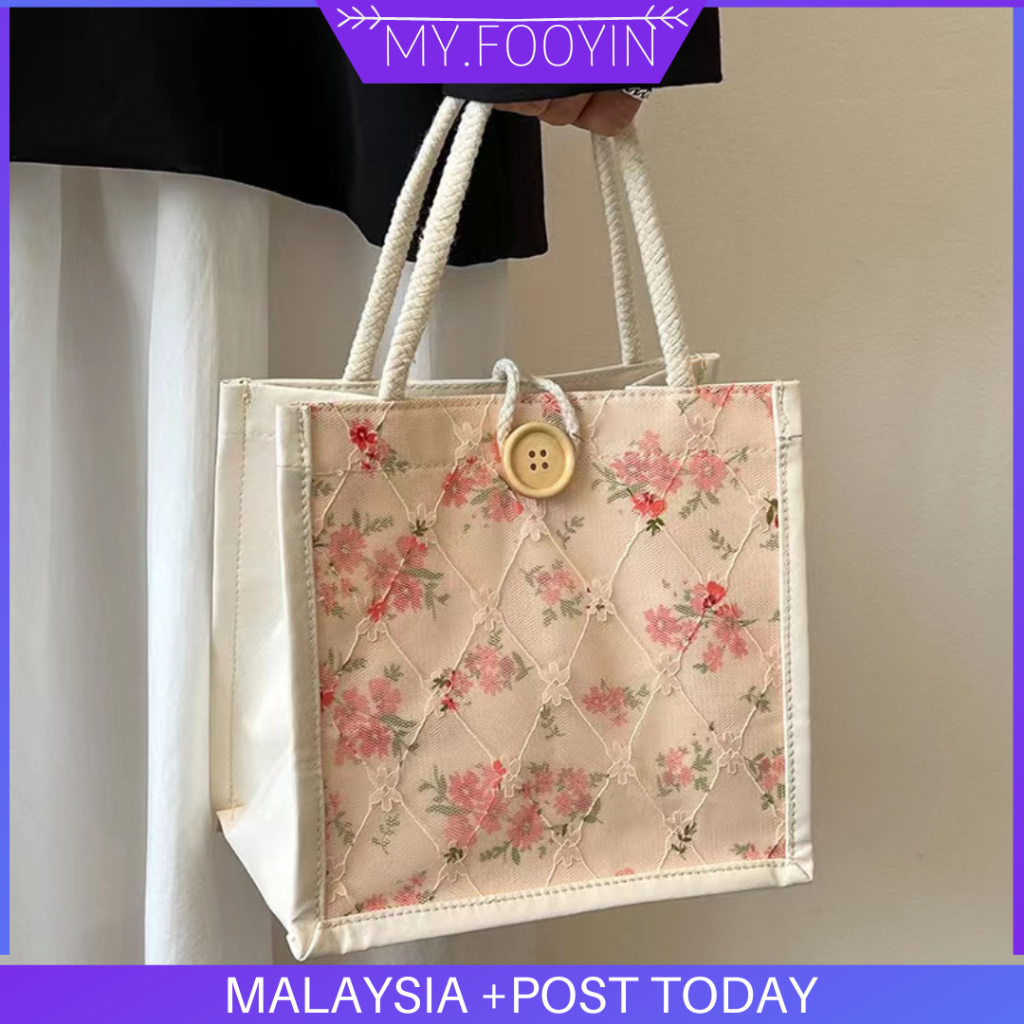 N87 READY STOCK MYFOOYIN Japan Canvas Design Tote Bag Handbag Shoulder Beg Sling Bags