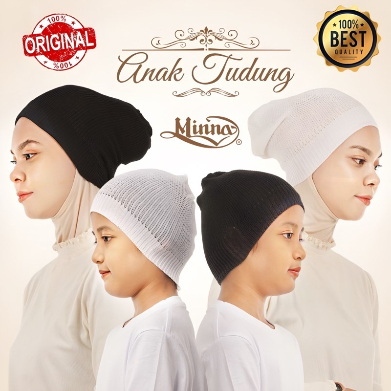 Master Polo Dewasa Budak Anak Tudung Hijab Innercap Serkup Muslimah Minna Comfortable Murah Tudung