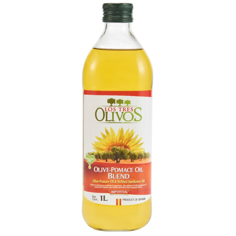 LOS TRES OLIVOS Olive Pomace Oil Blend-1 Litre