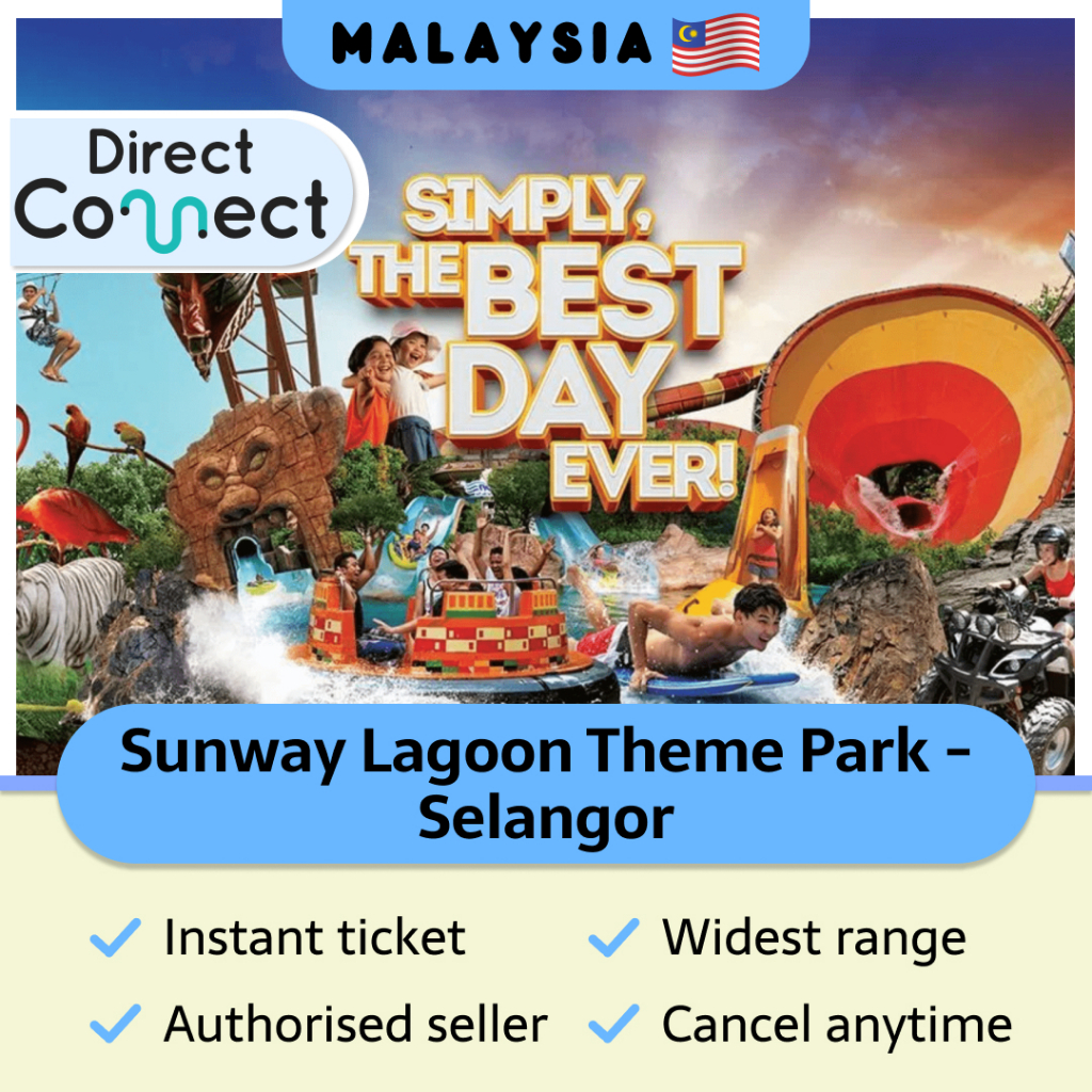 [PROMO TIKET READY] Sunway Lagoon Water Theme Park Night Park Selangor Malaysia Attraction Express Ticket Voucher Travel