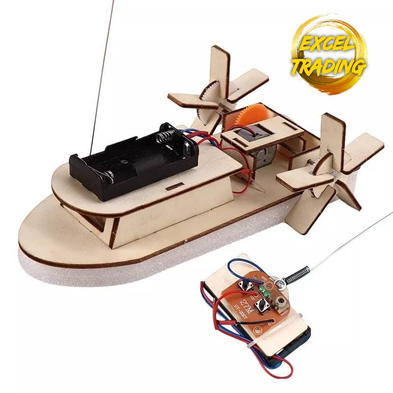 DIY Remote Control Ship Boat-STEM Educational Toy