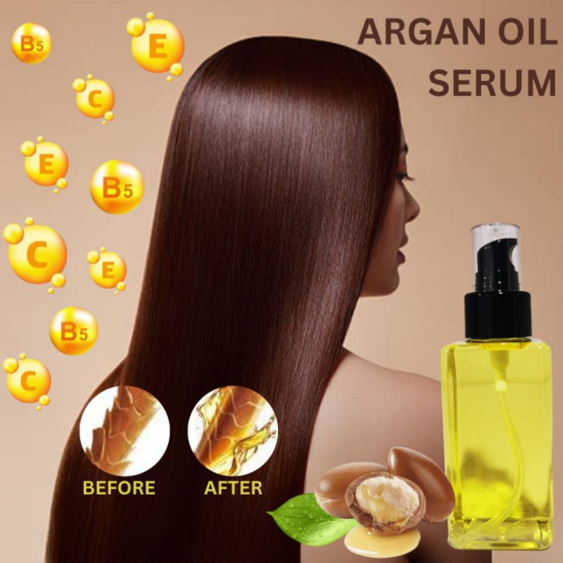 Borong Professional Hair Product Morocco Argan Oil Serum 120ml摩洛哥阿甘护发精油Minyak Buah Keras