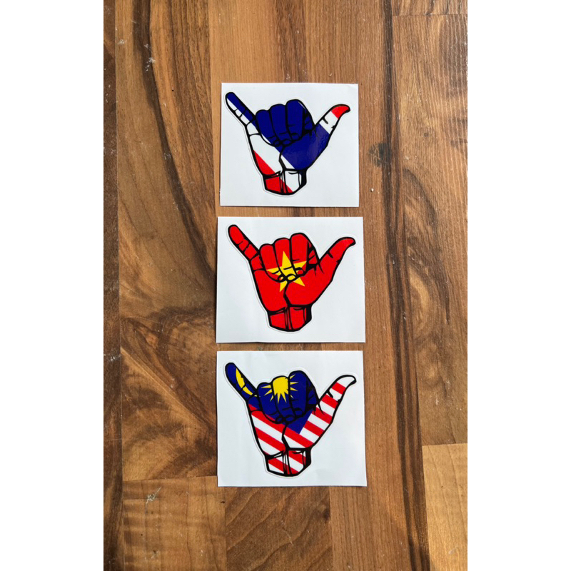 Sticker Inkjet – Flag Vietnam Malaysia Thailand Penang Bendera Sticker Pulau Pinang