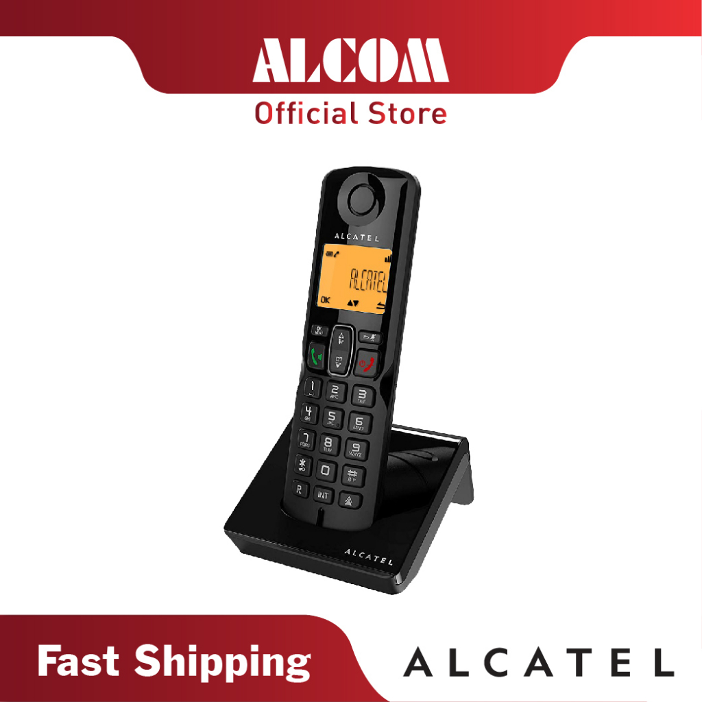 Alcatel S250 DECT Phone Digital Cordless Caller ID Telephone TM Unifi Maxis Landline Speaker Phone