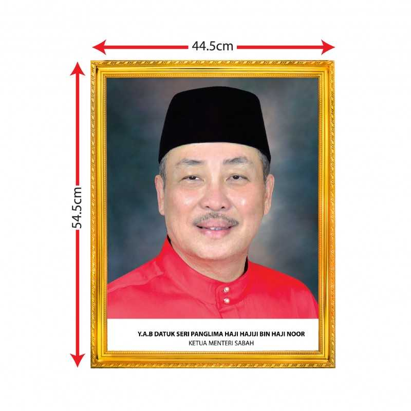 Bingkai Potret Menteri Besar Sabah