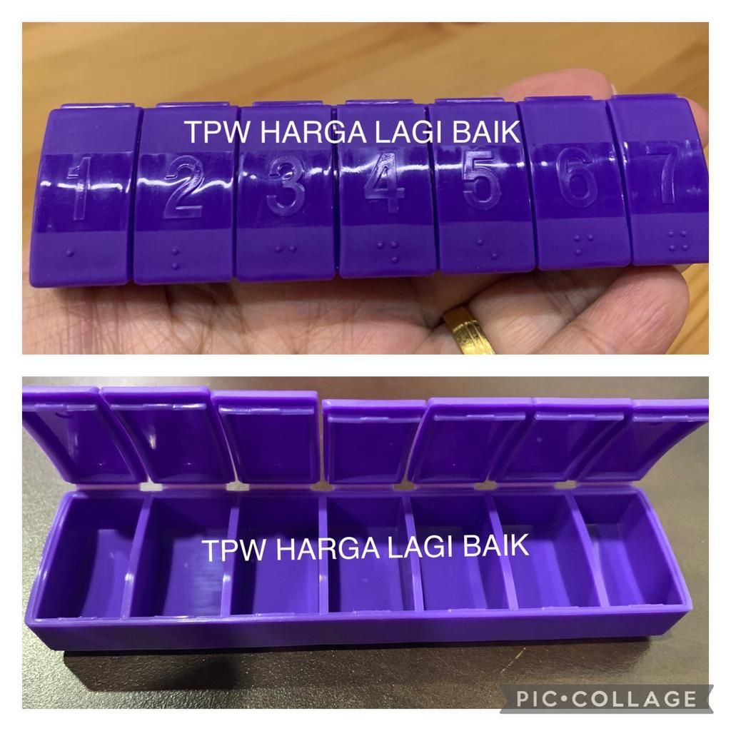 Pill Box Tupperware 