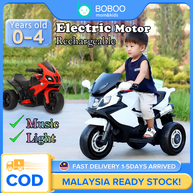 [Warranty] Motor Budak Motorcycle Kids Baby Motorbike Electric Ride On Motor Elektrik Motor Kereta Budak Mainan 兒童機車