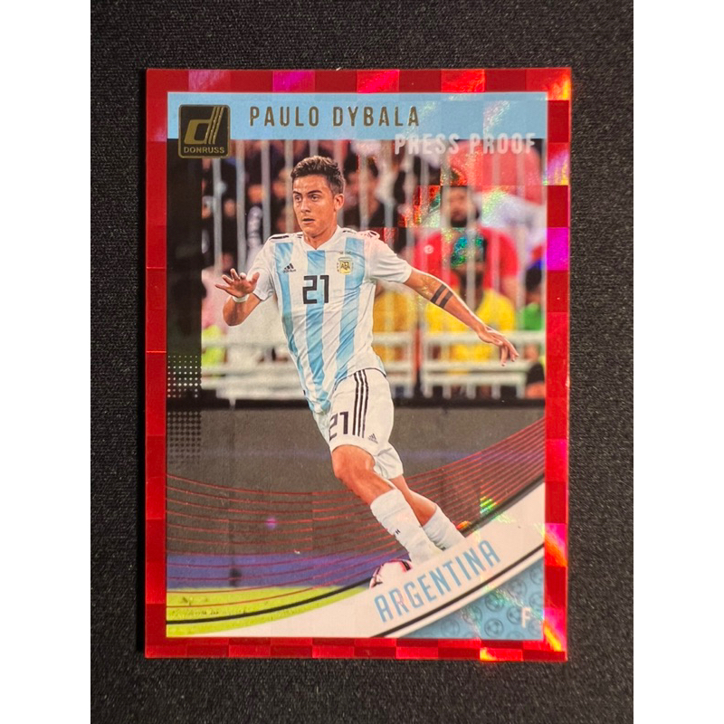 2018-19 Panini Donruss Soccer Press Proof Red - Paulo Dybala