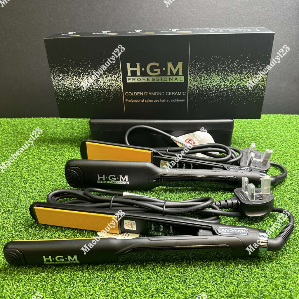 HGM Professional X33/X33L Golden Diamond Ceramic Hair Straightener / Flat Iron