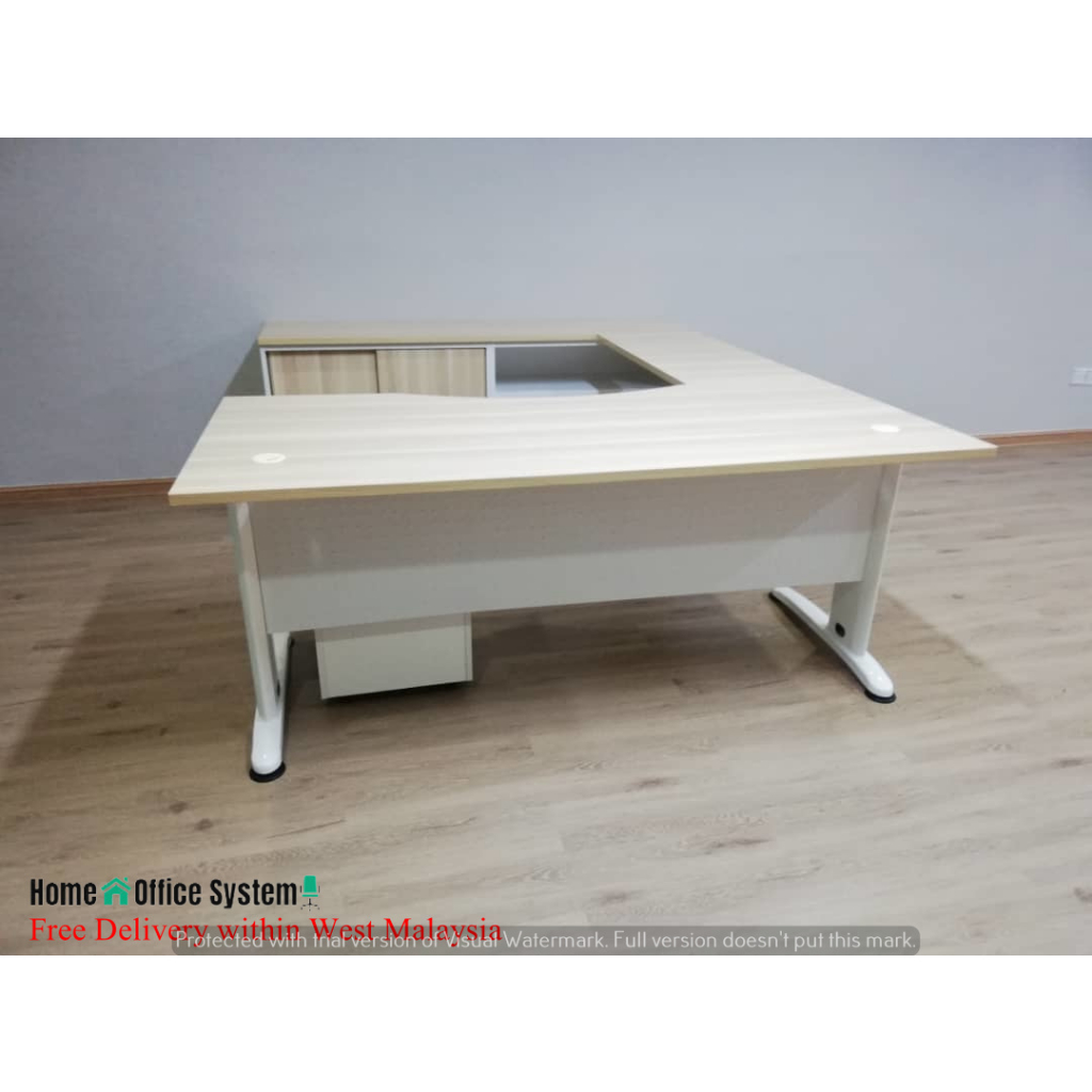 6 Feet Office Manager Table Director Table (W 1800 X D 800 X H 750 mm) - Home And Office System - BMB 11