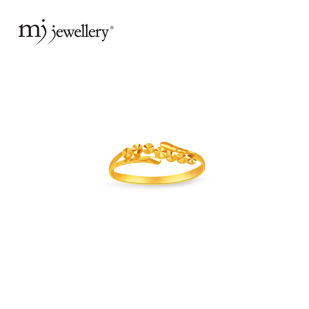 MJ Jewellery 916/22K Gold Minimalist Ring C51