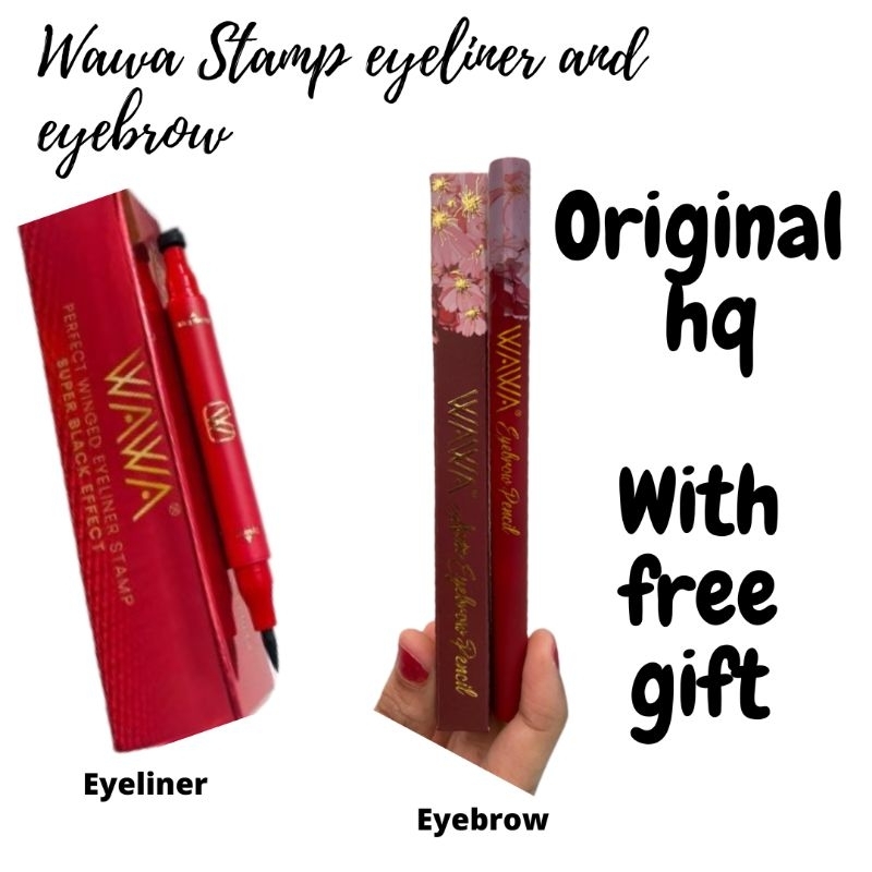 Wawa eyeliner New | Wawa eyebrow + free gift 🎁🎁🎁