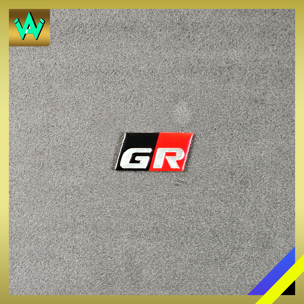 GR Gazoo Racing Logo Sport Sticker Logos Badge Toyota Yaris Corolla Altis Cross Hilux GT86 CHR Camry
