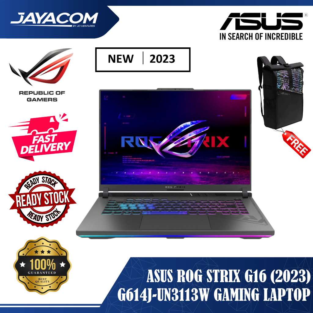 ASUS ROG Strix G16 (2023) G614 Price in Malaysia & Specs RM7299