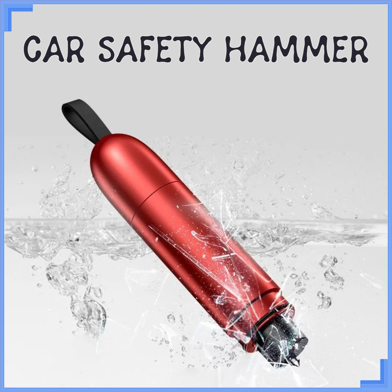 【FAST DELIVERY】 Car Safety Hammer Car Window Galss Breaker Auto Mini Life-Saving Escape Car Emergency Tool汽车安全锤 车窗玻璃破碎器