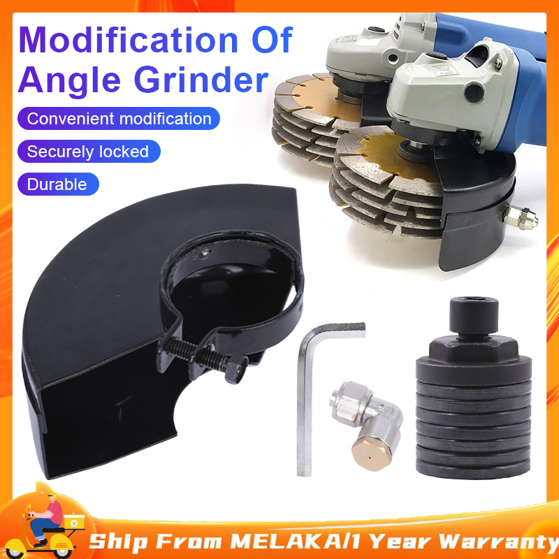 100mm Angle Grinder Convert Slot Cutting Cutter Grooving Machine Adapter Concrete Wall Floor Nut Conversion Kit Head