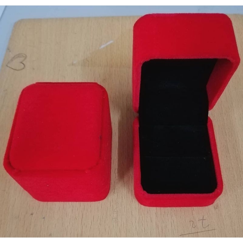 1pcs bekas cincin jb273 khawin tunang hadiah anniversary birthday isteri kotak cincin ring box velvet engagement wedding