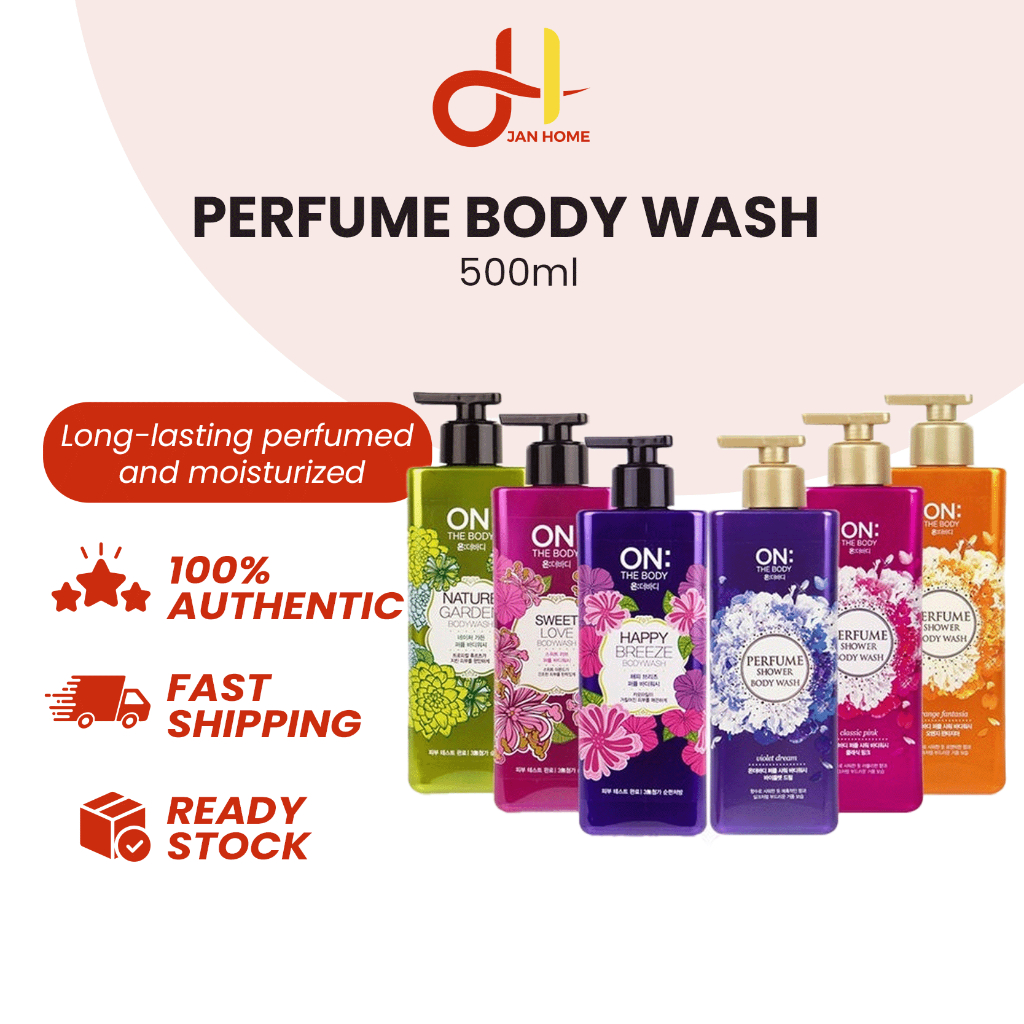 ON :THE BODY Perfume Shampoo Body Wash Shower Gel Body Shampoo Sabun Badan 沐浴露