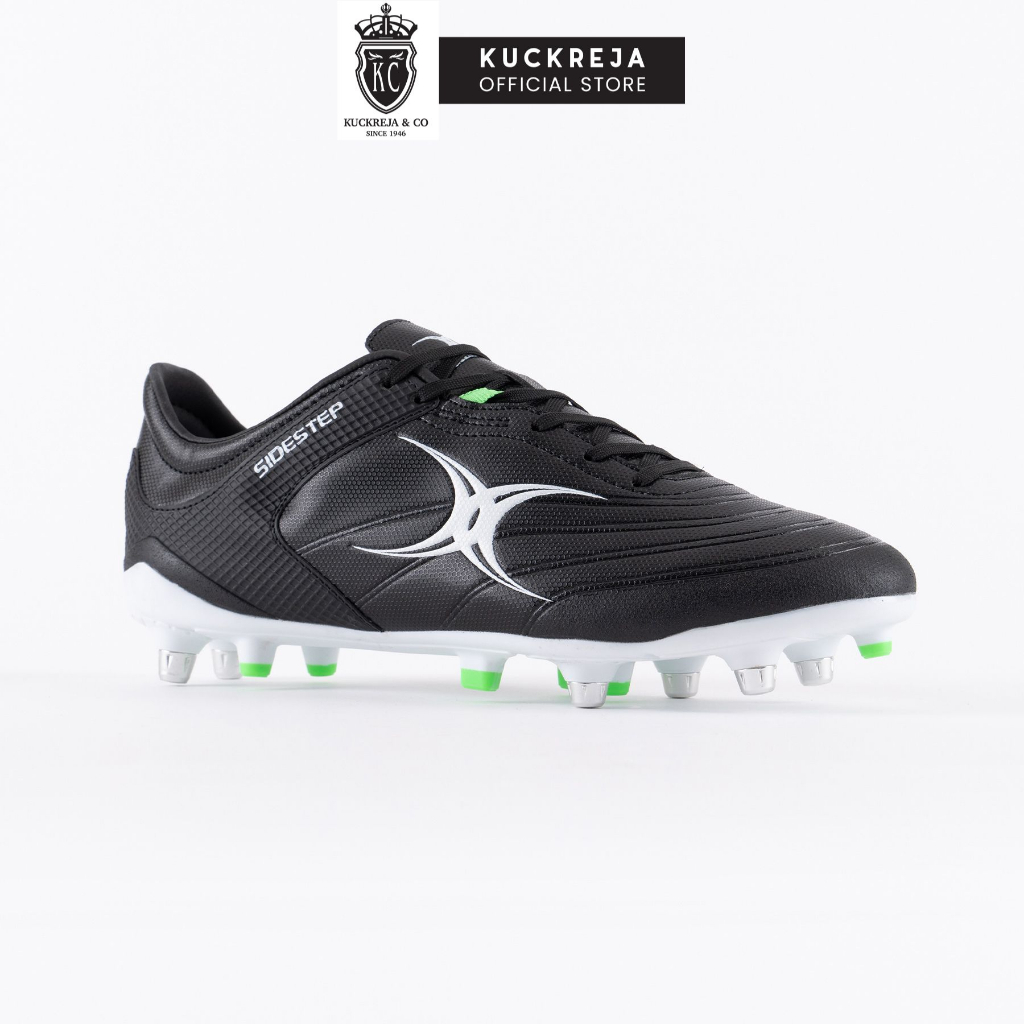 Gilbert Sidestep X15 (Black) / Gilbert Sidestep X20 Rugby Boots – 6 Studs