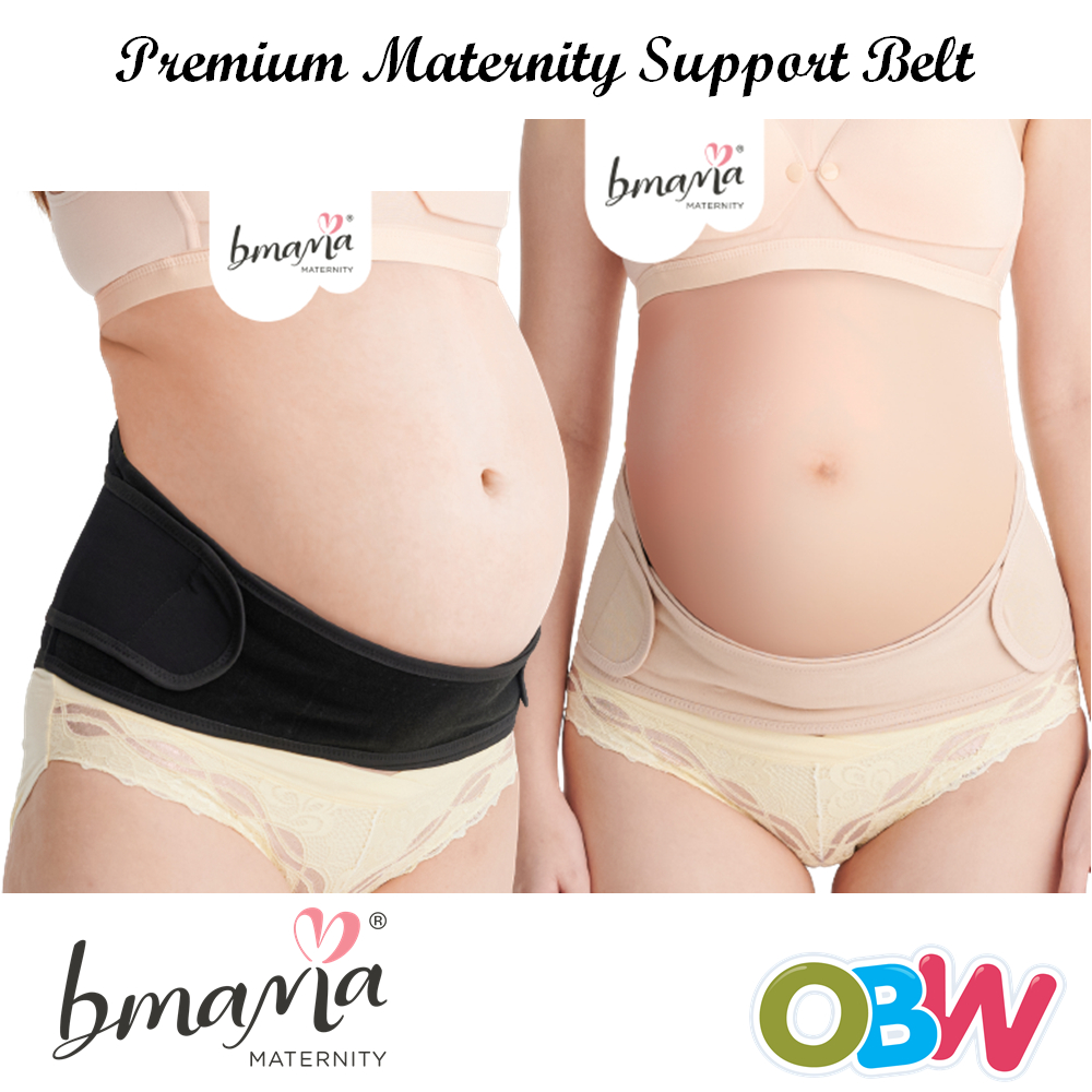 Bmama Maternity Premium Maternity Support Belt | Prenatal Adjustable Waistband Back Support |Belly Pregnant Support Belt