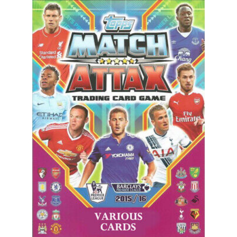 [Aston Villa] 2015/2016 Topps Match Attax Premier League Football Cards