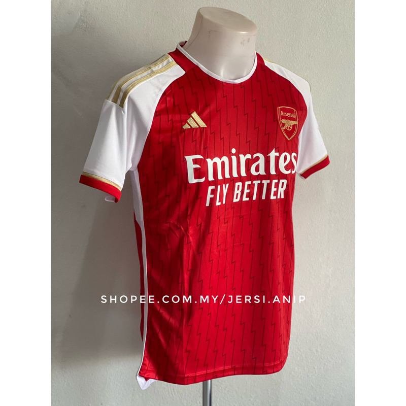 Arsenal Jersey 22-23 Home Adidas H35903 Mens Size L Soccer Shirt Smith Rowe  #10