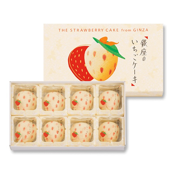 【JAPAN BOX】Ginza Strawberry Cake, Tokyo Banana, Direct from Japan