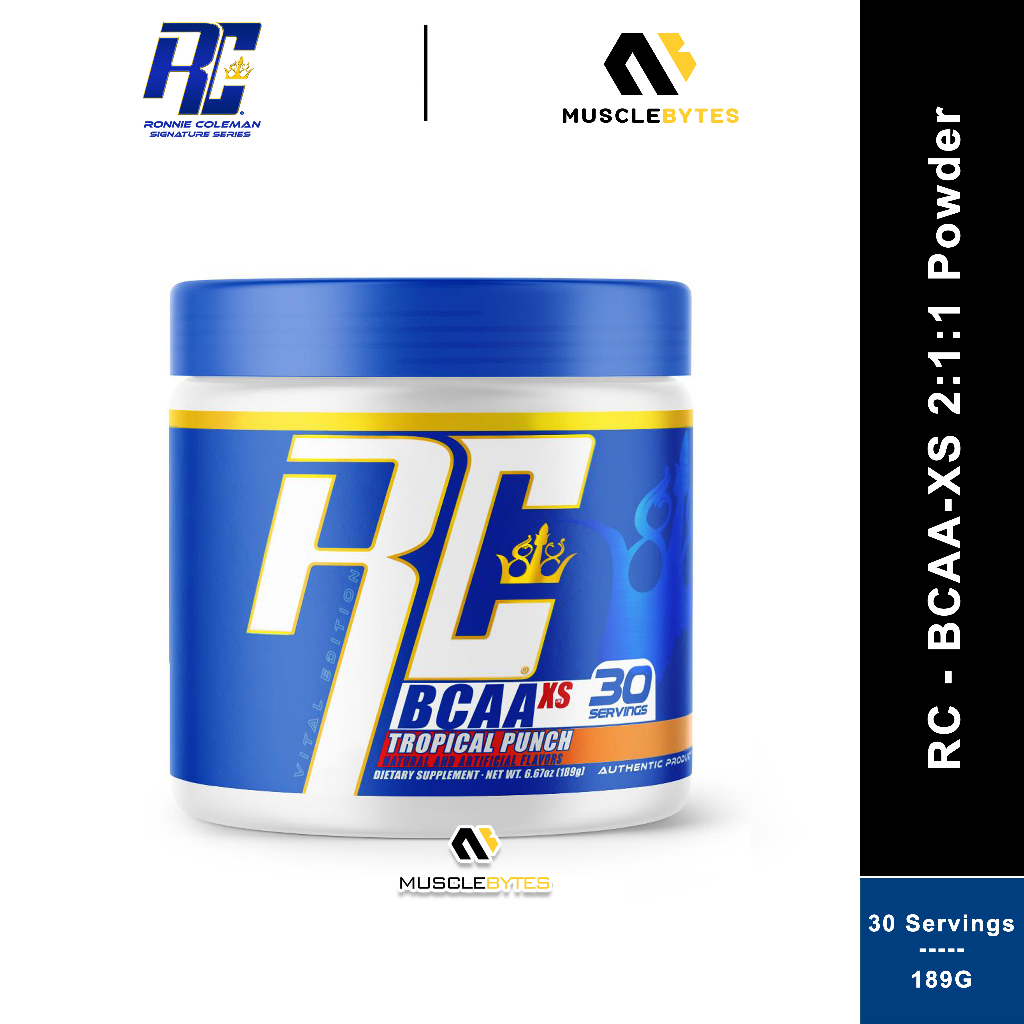 Ronnie Coleman - BCAA-XS 2:1:1 Powder [189G / 30 Servings] [Muscle Recovery | Endurance]