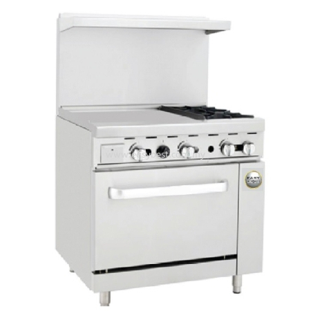 [PROMOTION JUNE 2023]GAS GRIDDLE OVEN WITH 2 OPEN BURNER