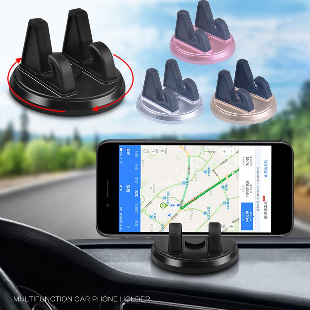 NEW 360 Degree Rotate Car Cell Phone Holder Dashboard Sticking Universal Stand Mount Bracket For Mobile Phone