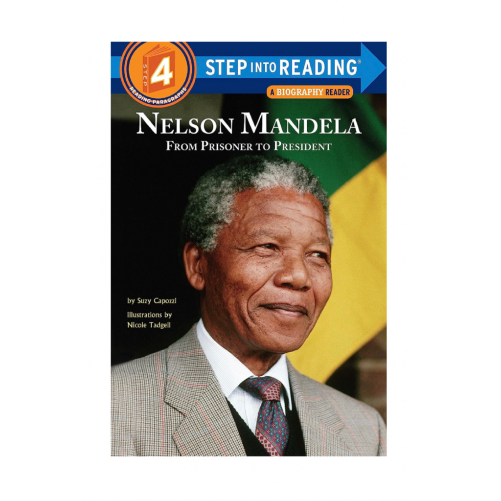 [100% ORIGINAL] Nelson Mandela: From Prisoner to President (Step into Reading) Kids Book