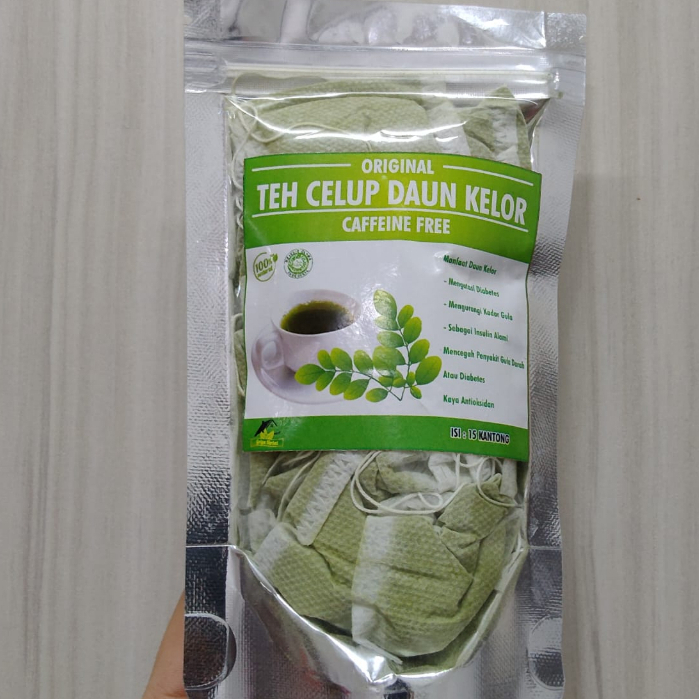 Moringa Tea Superfood Drumstick Tree (Teh Marungai) Miracle Tree Healing Beverages 有机辣木叶茶 15 Tea Bags