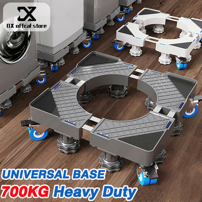 Washing machine Refrigerator Bracket Stainless Steel Washing Machine Stand Base Adjustable Heavy Movable stand