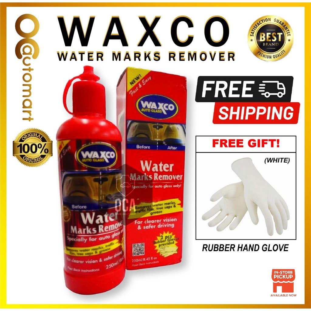 Waxco Water Marks Remover (250ml) Rain X Water Repellent