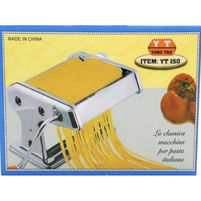 KBM High Quality 3Blade Stainless Steel Pasta Making Machine | Hand Manual Pasta Maker | Mesin Mee Kuning | Noodle Maker