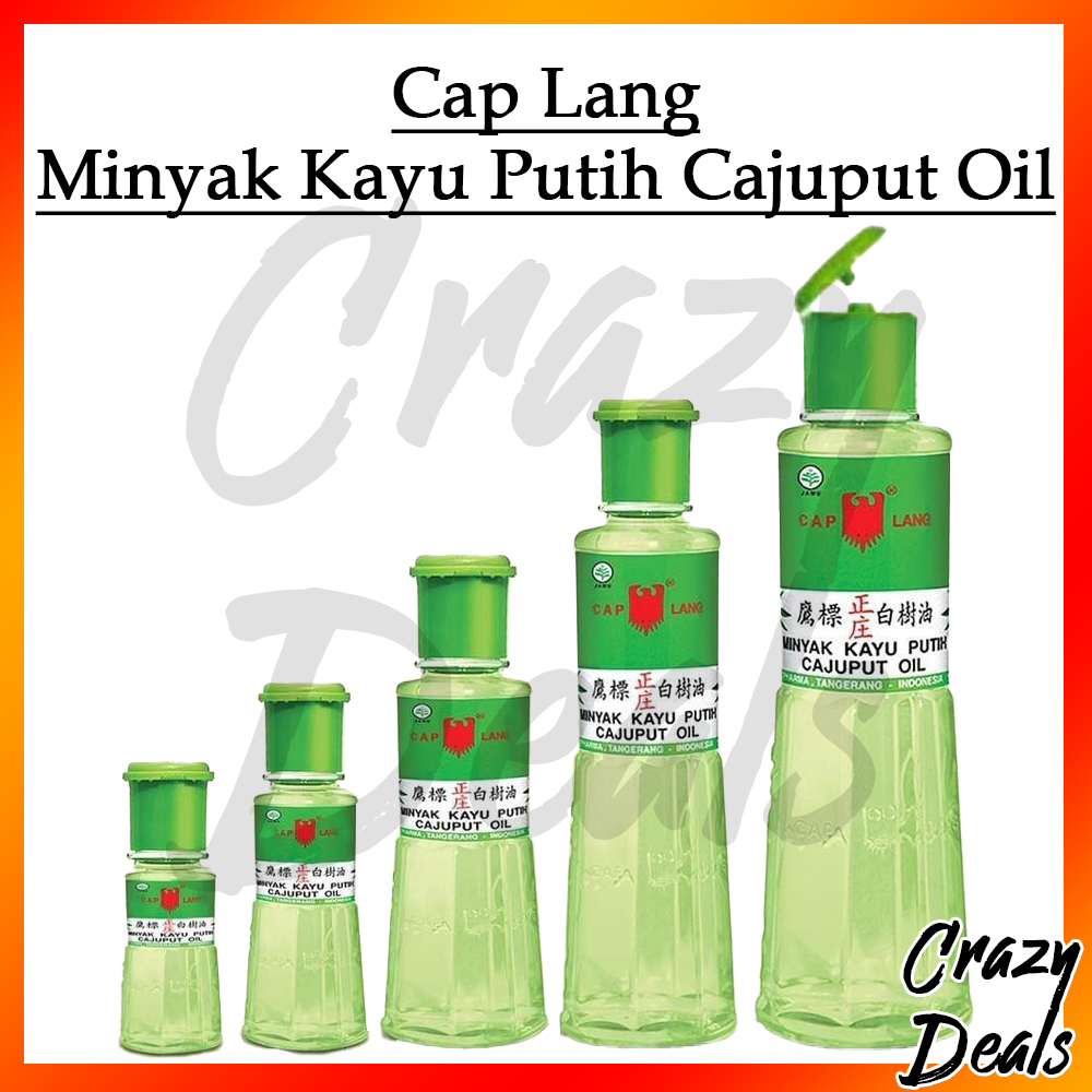 CAP LANG MINYAK KAYU PUTIH CAJUPUT OIL INDONESIA 15/30/60/120/210ML