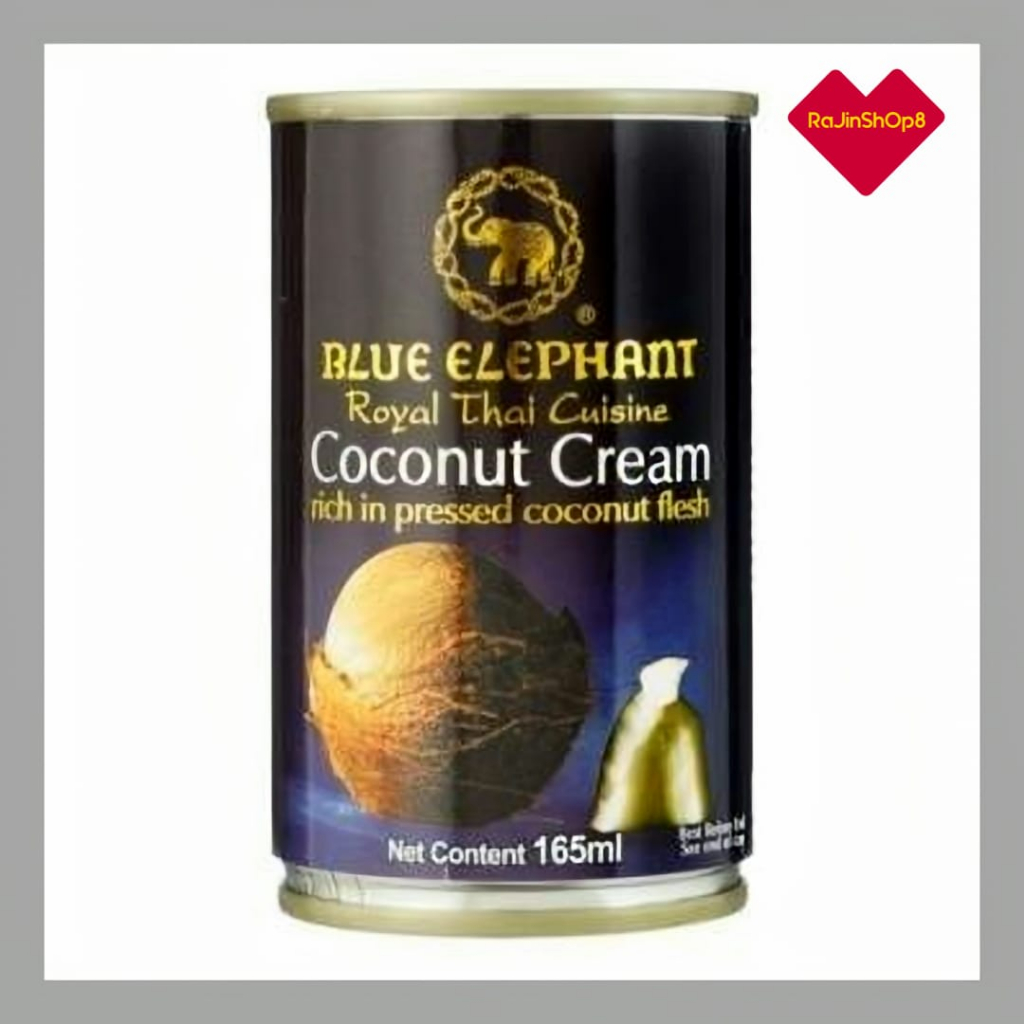 Blue Elephant Royal Thai Cuisine Coconut Cream Thai Premium Ingredients , 165 mL / 400mL