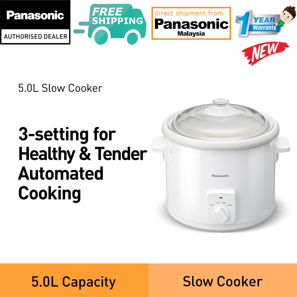 Panasonic NF-N51A Slow Cooker (5.0L) NF-N51AWSK