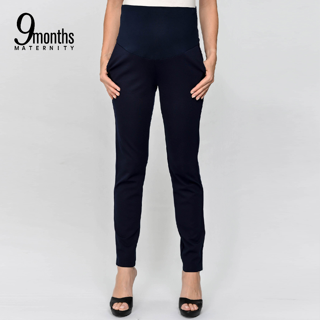 9months Maternity Maternity Slim Fit Ponte Pants | Seluar Ibu Mengandung | Seluar Pregnant | Seluar Slack Pregnant