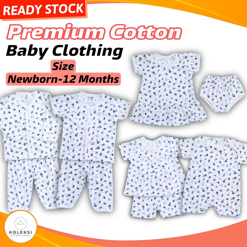 KOLEKSI SEMPURNA Baby Cloth Girl Dresses Romper Baju Tidur Baby Pakaian Harian Baby Girl Dress
