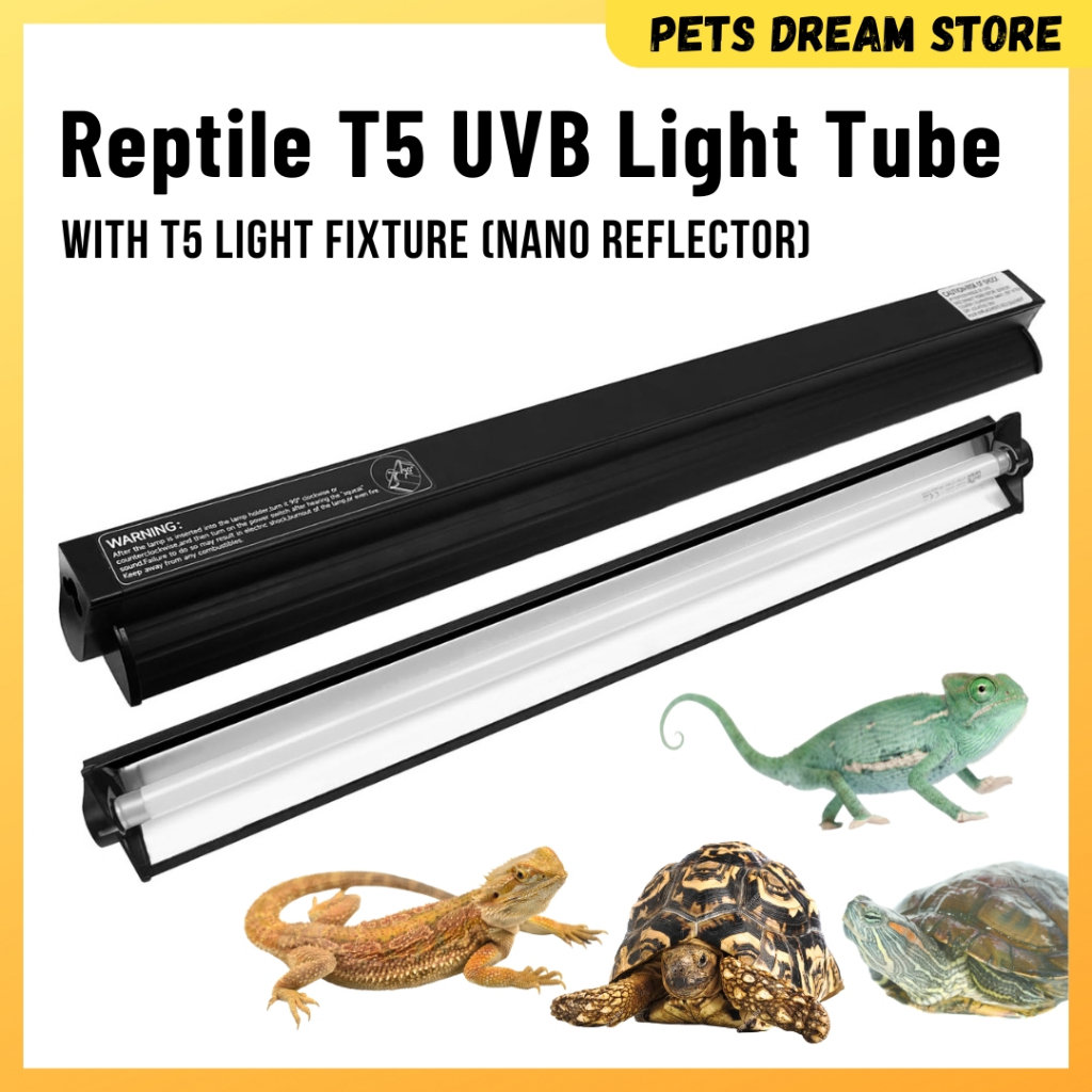 REPTI ZOO Reptile Terrarium Hood Tropical Desert T8 Strip