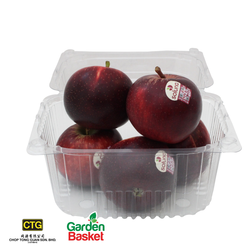 CTG Aust Soluna Apple 5 PCS (Medium Size) - [Healthy] [Sweet] [Crunchy] [Juicy] [Imported Fresh Fruits] - Garden Basket