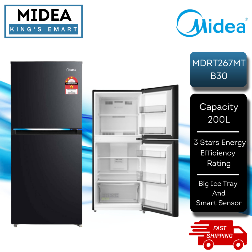 Midea / Toshiba 200L-400L 2-Door Refrigerator MDRT267MTB30 / MDRT268MTB28 / MDRT307MTB28 / MDRT346MTB28 / MDRT489MTB46