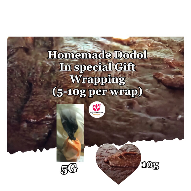[MyHome Cafe Collection ~ Dodol & Sugar] 5g or 10g Traditional Dodol in Special Sweets Wrapping & Square Gift Wraps