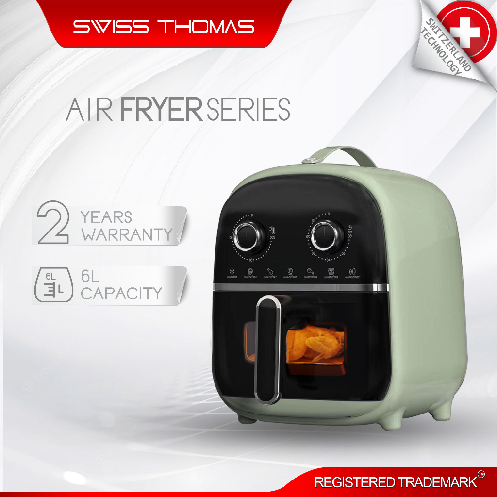 Swiss Thomas Air Fryer Multi-function 6L Large-capacity Air Fried Electric Fries Oven