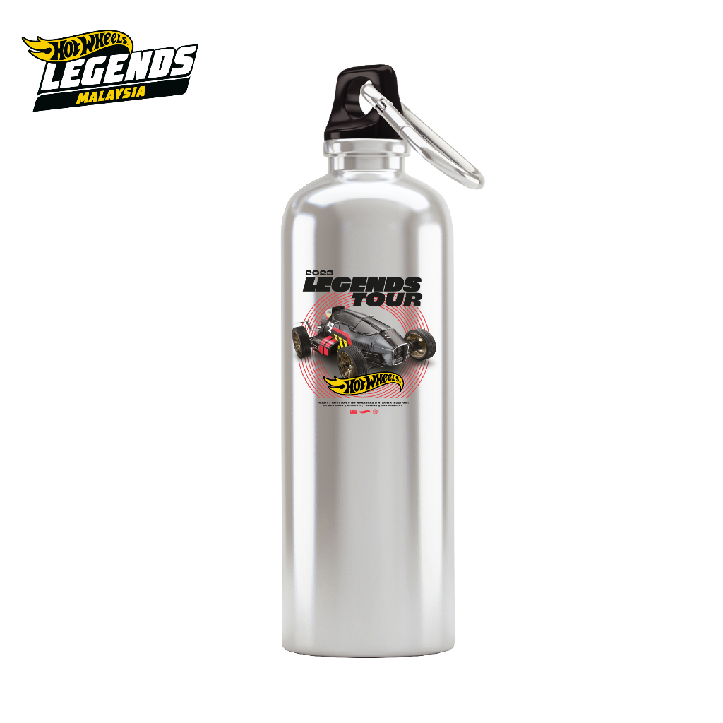 HOT WHEELS™ Legends Tour 2023 (D01 | D02 | D03 | D04) - [ LIMITED EDITION ] Bottle 500ml ( COLOR - STAINLESS STEEL )