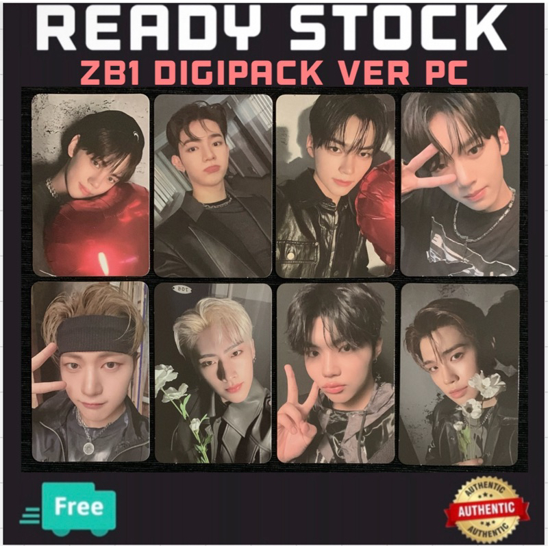 OFFICIAL ZB1 DIGIPACK VER PHOTOCARD YOUTH IN THE SHADE ALBUM ZEROBASEONE